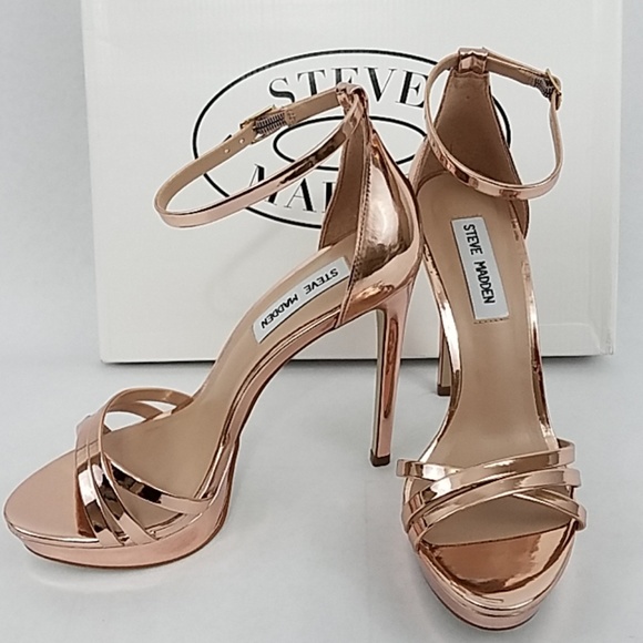 Steve Madden Cassandra Rose Gold Heels 